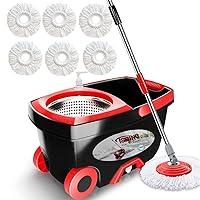 Algopix Similar Product 19 - Spin Mop Bucket Floor Cleaning  Tsmine