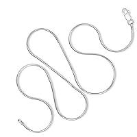 Algopix Similar Product 7 - 925 Sterling Silver 1MM 8 Sided Snake