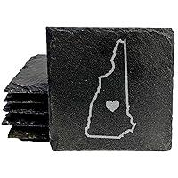 Algopix Similar Product 7 - Love New Hampshire Coasters  Square