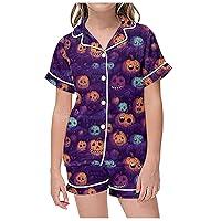 Algopix Similar Product 13 - Girls Short Sleeve Pajamas Set Tops