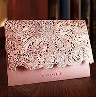 Algopix Similar Product 6 - WOMHOPE 50 Pcs Invitations with White