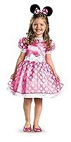 Algopix Similar Product 9 - Disney Minnie Mouse Pink Dress Costume