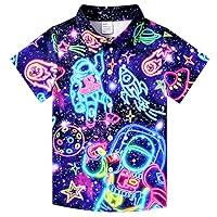 Algopix Similar Product 6 - Enlifety Neon Shirt for Boys Girls 9T