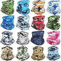 Algopix Similar Product 9 - luculach 16 Pieces Neck Gaiter