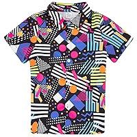 Algopix Similar Product 4 - Enlifety 80s 90s Shirt for Boys Size 7