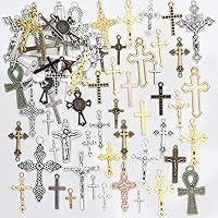 Algopix Similar Product 2 - stino 100 Gram Cross Metal Charms for