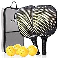 Algopix Similar Product 10 - Karltion Pickleball Paddle Set of 2 