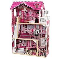 Algopix Similar Product 2 - KidKraft Amelia Wooden Dollhouse with
