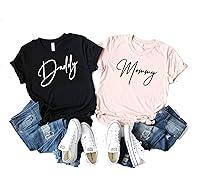 Algopix Similar Product 14 - Mommy and Daddy Shirt  Mom and Dad
