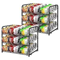 Algopix Similar Product 5 - Can Organizer for Pantry Stackable 2