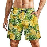 Algopix Similar Product 12 - Jeireumteor Mens Fruit Pineapple Swim