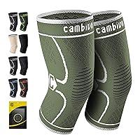 Algopix Similar Product 19 - CAMBIVO 2 Pack Knee Brace Knee