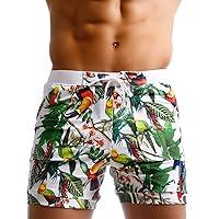 Algopix Similar Product 12 - Taddlee Men Swimwear Swimsuits Flower