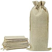 Algopix Similar Product 15 - Shintop 10pcs Jute Wine Bags 14 x 6