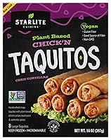 Algopix Similar Product 9 - Starlite Cuisine Soy Taquitos Chicken