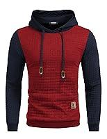 Algopix Similar Product 2 - COOFANDY Mens Hooded Sweatshirt Casual