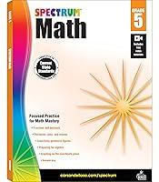 Algopix Similar Product 10 - Spectrum 5th Grade Math Workbooks Ages