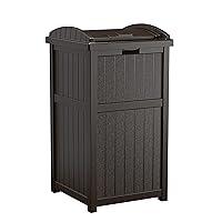 Algopix Similar Product 13 - Suncast 33 Gallon Can Resin Outdoor