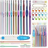 Algopix Similar Product 11 - RealPlus 41 PCS Crochet Hook Set 14