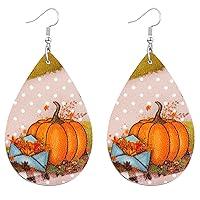 Algopix Similar Product 10 - Nanafast Fall Thanksgiving Earrings for