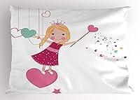 Algopix Similar Product 20 - Lunarable Cartoon Pillow Sham Little