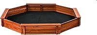 Algopix Similar Product 13 - Octagon Wooden Cedar Sand Box w Seat