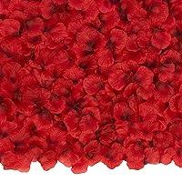 Algopix Similar Product 20 - BESKIT 3000 PCS Dark Red Artificial