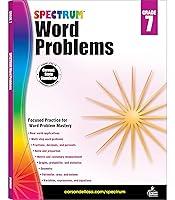 Algopix Similar Product 7 - Spectrum 7th Grade Math Word Problems