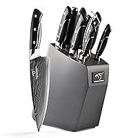 Algopix Similar Product 4 - Damascus Kitchen Knife Sets 9 Pieces