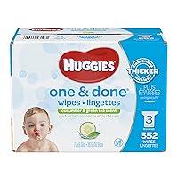 Algopix Similar Product 9 - HUGGIES One  Done Scented Baby Wipes
