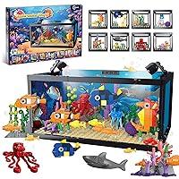 Algopix Similar Product 15 - AKWME 8 in 1 Fish Tank Building Sets