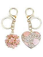 Algopix Similar Product 1 - Mtlee Flowers Ball Keychain and Sweet