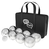 Algopix Similar Product 7 - Hey Play PetanqueBoules Set for