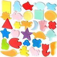 Algopix Similar Product 1 - LEOBRO 30pcs Sponge Painting Shapes