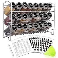 Algopix Similar Product 12 - SWOMMOLY Spice Rack Organizer with 24