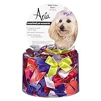 Algopix Similar Product 9 - Aria MultiColored Bows for Dogs