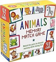 Algopix Similar Product 20 - Animals Memory Match Game Set of 72