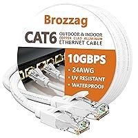 Algopix Similar Product 10 - 75 Feet Ethernet Cable for Cat 5eCat6