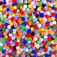 Algopix Similar Product 3 - Acerich 2000 Pcs 1cm Assorted Pompoms