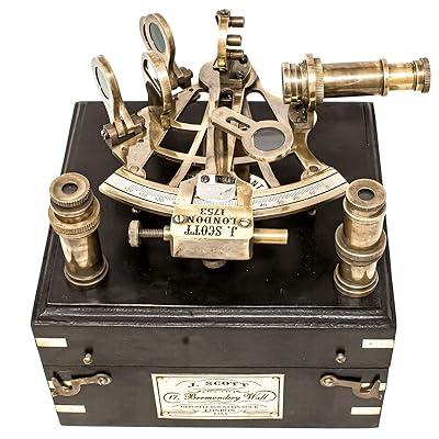 Best Deal for Maritime Antiques Marine Captain Sextant Working