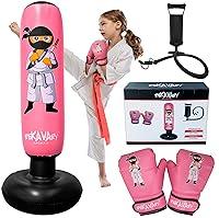 Algopix Similar Product 9 - Pink Inflatable Punching Bag for Kids