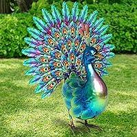 Algopix Similar Product 4 - Natelf Peacock Statue Outdoor Yard