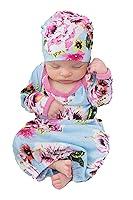 Algopix Similar Product 6 - Baby Be Mine Newborn Gown and Hat Set