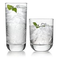 Algopix Similar Product 12 - Libbey Polaris Tumbler and Rocks Glass