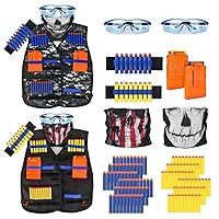 Algopix Similar Product 5 - Kids Tactical Vest Kit for Nerf Guns