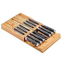 Algopix Similar Product 5 - Utoplike InDrawer Bamboo knife block