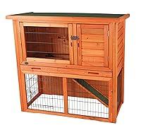 Algopix Similar Product 15 - Rabbit Hutch with Sloped Roof M