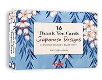 Algopix Similar Product 8 - 16 Thank You Cards Japanese Designs 4