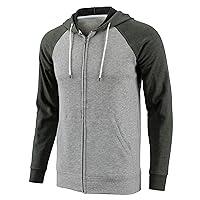 Algopix Similar Product 14 - AIRDYNAM Mens Zip Up Hoodies Athletic