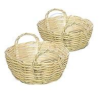 Algopix Similar Product 15 - 2 Pcs Fruit Basket Handwoven Water